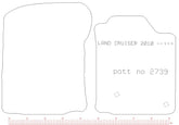 Toyota Land Cruiser 2010 - 2013  Front Mats Only